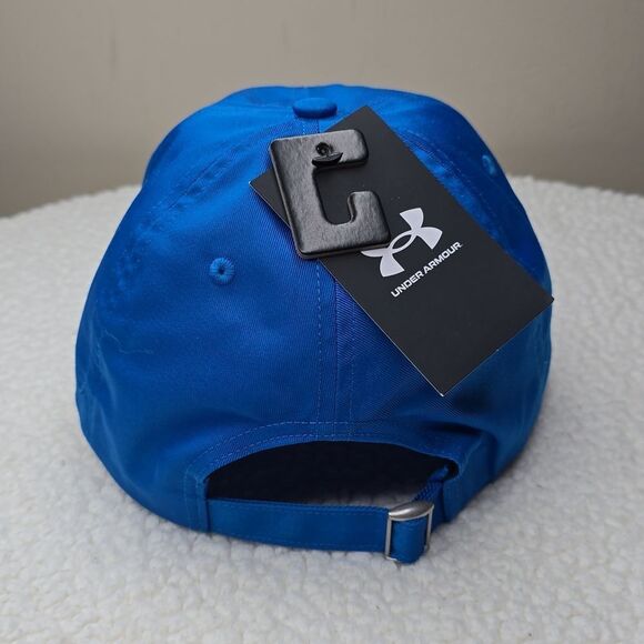NWT Under Armour Men's UA Branded Hat 1369783-406 Blue - Picture 3 of 6